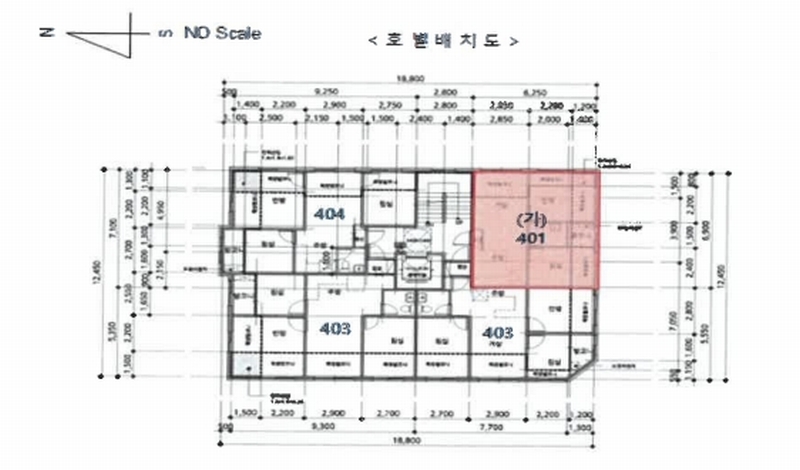 2025타경9680 서울특별시 금천구 독산로99길 18, 블루972 4층 401호 다세대(빌라) 경매 이미지