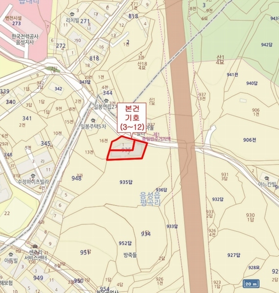 2025타경30574 충청북도 음성군 음성읍 약현길 81, 한신빌리 3층 305호 다세대(빌라) 경매 이미지