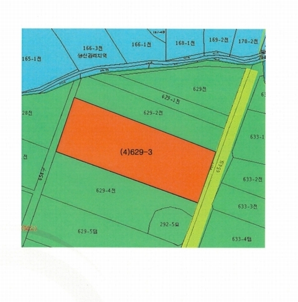 2025타경5247 전라남도 강진군 병영면 삭양리 629-3 농지 경매 이미지