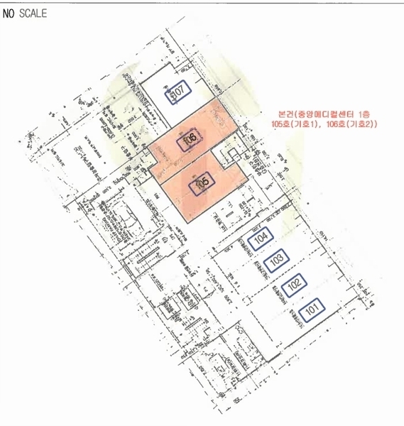 2025타경20687 강원특별자치도 원주시 평원로 33, 중앙 메디컬센터 1층 106호 근린상가 경매 이미지