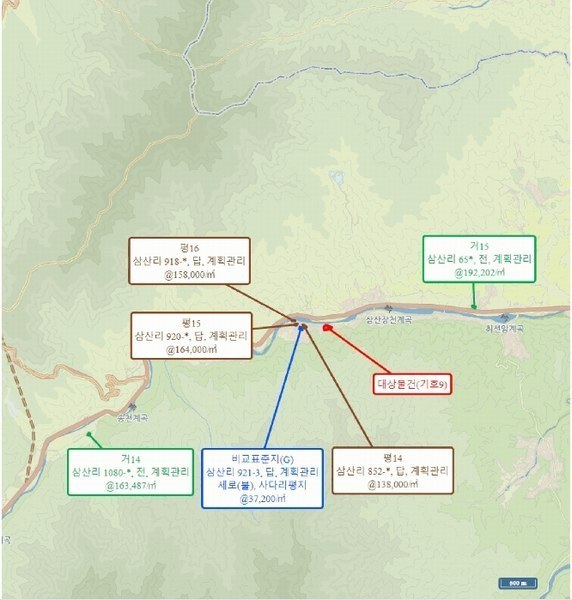 2025타경225 강원특별자치도 강릉시 연곡면 삼산리 844 농지 경매 이미지