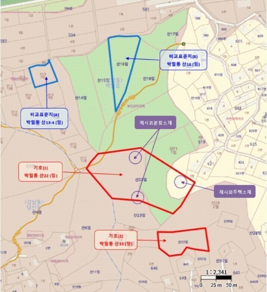 2025타경30762 강원특별자치도 강릉시 박월동 산33 임야 경매 이미지