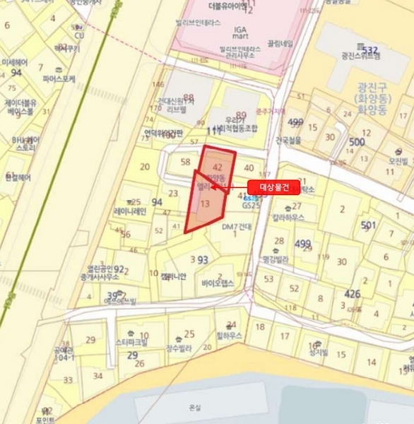 2024타경50572 서울특별시 광진구 광나루로20길 36-3, 엘리시아1차 3층 302호 오피스텔 경매 이미지