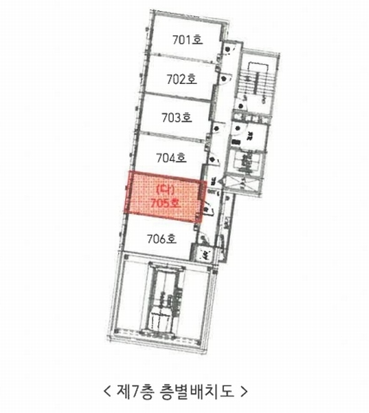 2024타경50572 서울특별시 광진구 광나루로20길 36-3, 엘리시아1차 7층 705호 오피스텔 경매 이미지