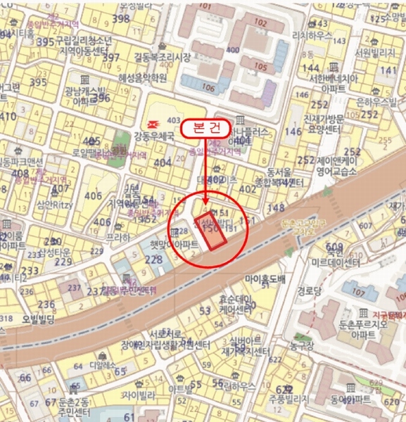 2025타경293 서울특별시 강동구 천호대로 1195, 지앤지타워 지하층 비201호 근린상가 경매 이미지