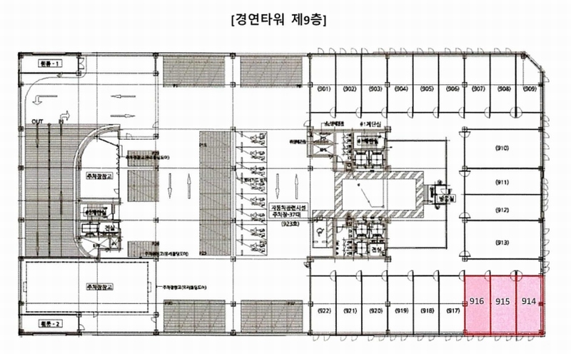 2025타경507580 인천광역시 서구 크리스탈로102번길 22, 경연타워 9층 914호 오피스텔 경매 이미지
