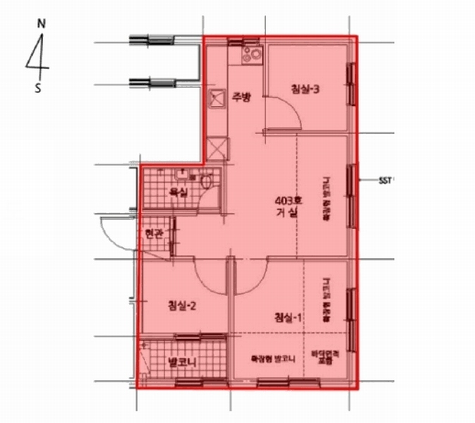 2025타경11568 서울특별시 구로구 개봉로17바길 13, 상떼그린힐 101동 4층 403호 다세대(빌라) 경매 이미지