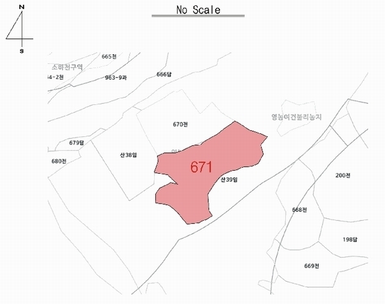 2025타경31983 경상북도 성주군 가천면 동원리 671 농지 경매 이미지