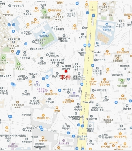 2025타경11630 서울특별시 금천구 시흥대로139길 19, 에스엠벨리체 4층 405호 오피스텔[계약7평형] 경매 이미지