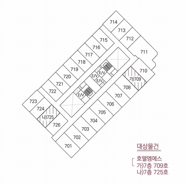 2025타경20894 경상남도 창원시 마산합포구 해안대로 367, 호텔엠에스 7층 725호 오피스텔[계약15평형] 경매 이미지