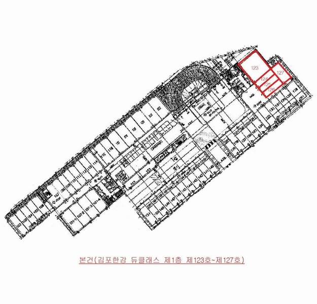 2024타경5832 경기도 김포시 김포한강5로 321, 김포한강듀클래스 1층 124호 근린상가 경매 이미지