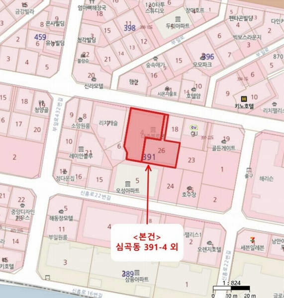 2024타경52944 경기도 부천시 원미구 신흥로26번길 36, 대준블루온 3층 311호 오피스텔 경매 이미지