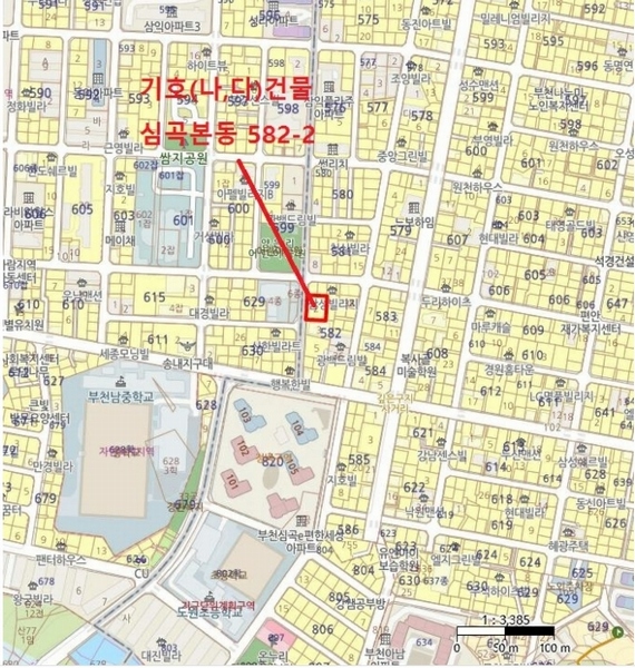 2024타경56809 경기도 부천시 소사구 경인로170번길 93, 골든빌리지5 2층 202호 다세대(빌라) 경매 이미지