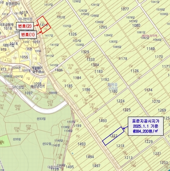 2025타경32247 대구광역시 달성군 화원읍 구라리 1418-2 농지 경매 이미지