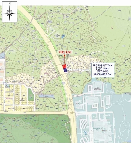 2025타경32786 전라남도 화순군 화순읍 일심리 545-1 대지 경매 이미지