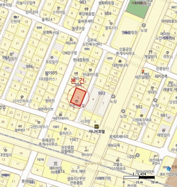 2025타경55755 경기도 수원시 권선구 세지로66번길 49-7, 보현아트빌 2층 203호 다세대(빌라) 경매 이미지