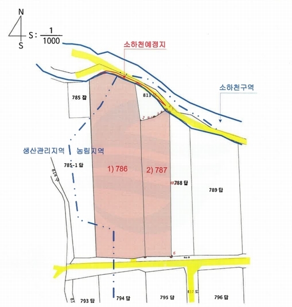 2025타경51784 충청북도 보은군 탄부면 벽지리 787 농지 경매 이미지