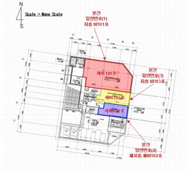 2025타경2621 부산광역시 강서구 명지국제8로 245, 명지뉴타워복합상가 지층 비102호 근린상가 경매 이미지