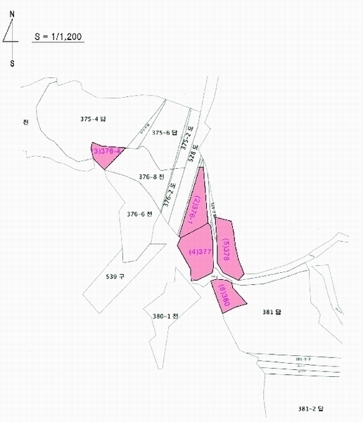 2025타경20455 충청남도 부여군 양화면 암수리 380 농지 경매 이미지