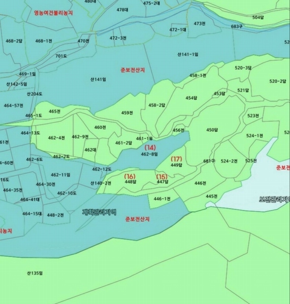 2024타경52534 경기도 안성시 삼죽면 진촌리 462-8 임야 경매 이미지