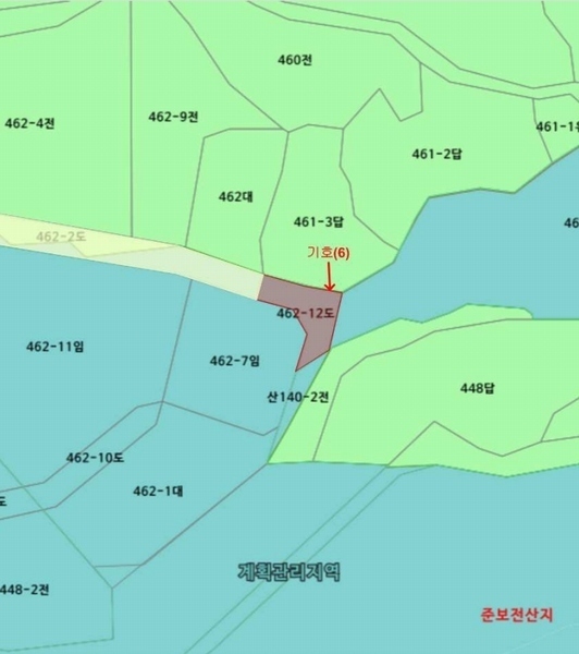 2024타경52534 경기도 안성시 삼죽면 진촌리 462-8 임야 경매 이미지