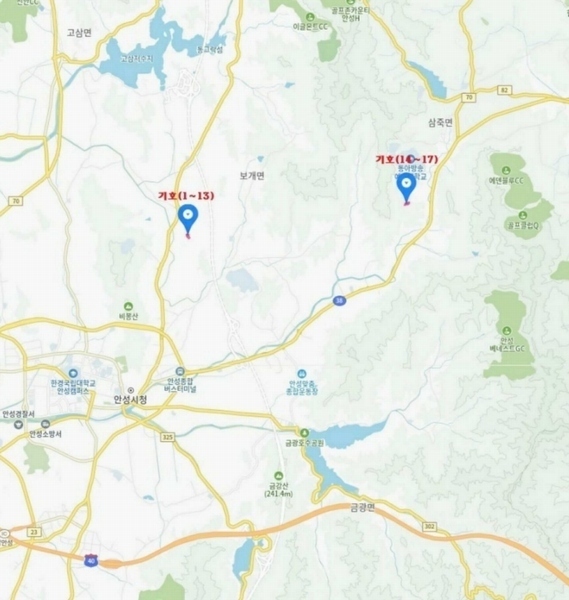 2024타경52534 경기도 안성시 삼죽면 진촌리 462-8 임야 경매 이미지
