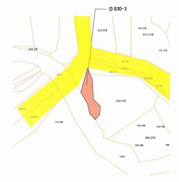 2024타경1896 경상남도 하동군 금남면 대송리 830-3 농지 경매 이미지