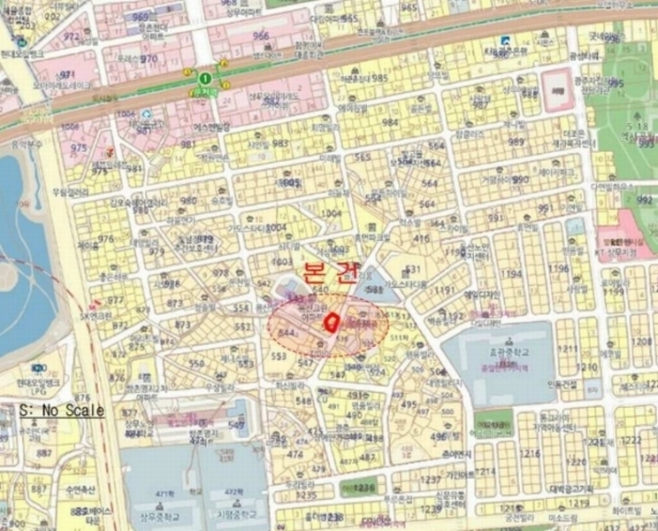 2024타경89406 광주광역시 서구 쌍촌동 537-1 다세대(빌라)[공급17평형] 경매 이미지