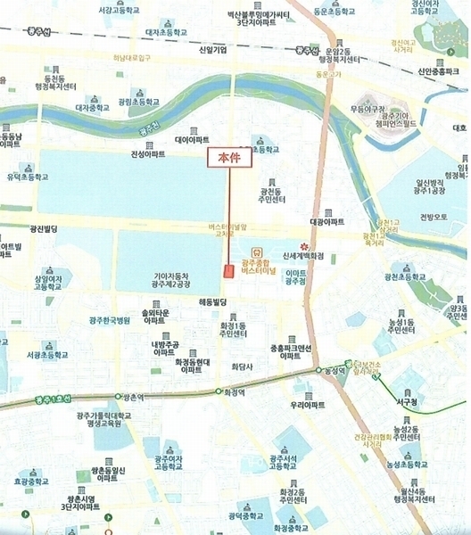 2025타경32762 광주광역시 서구 화정동 1708 근린상가 경매 이미지