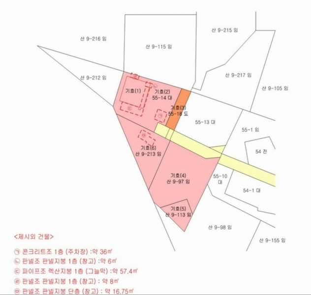 2024타경87584 경기도 남양주시 조안면 삼봉리 산9-213 임야 경매 이미지