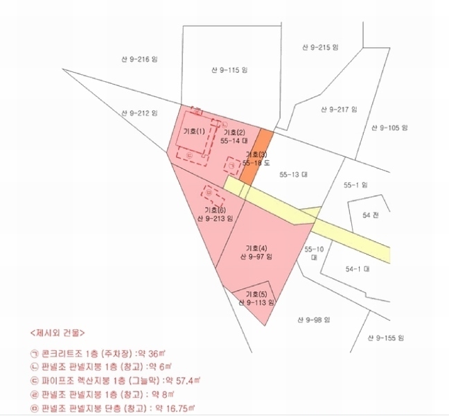2024타경87584 경기도 남양주시 조안면 삼봉리 산9-97 임야 경매 이미지