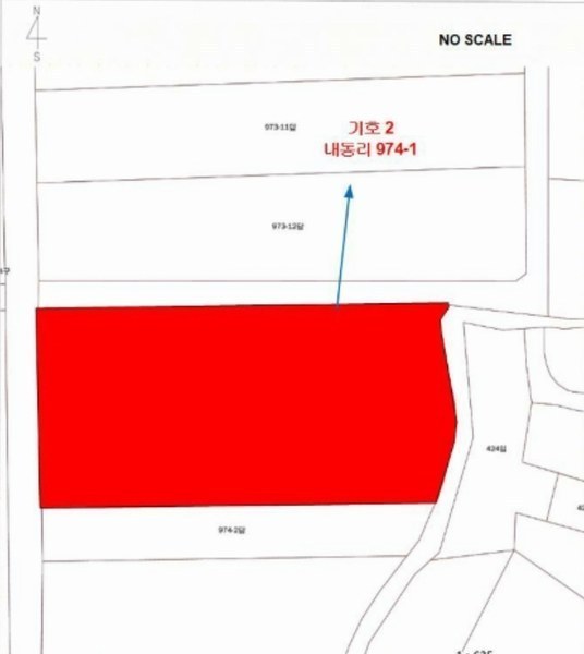 2024타경55429 전라남도 해남군 북일면 내동리 974-1 농지 경매 이미지