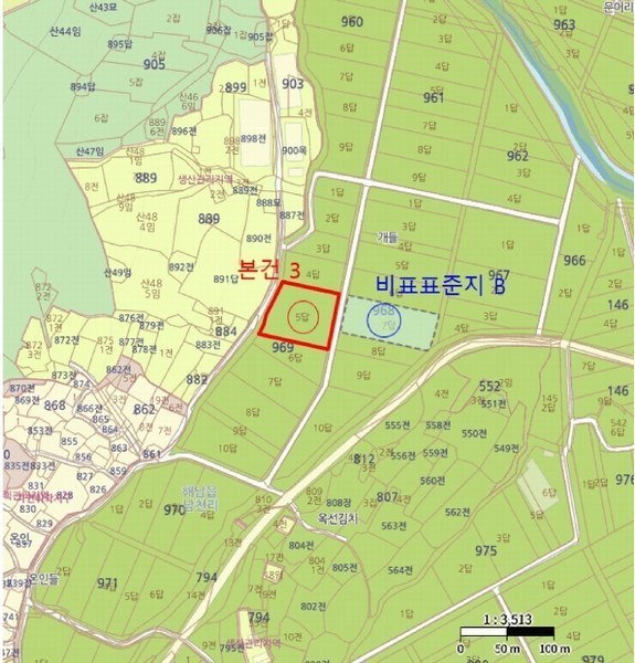 2025타경50508 전라남도 해남군 해남읍 남천리 969-5 농지 경매 이미지
