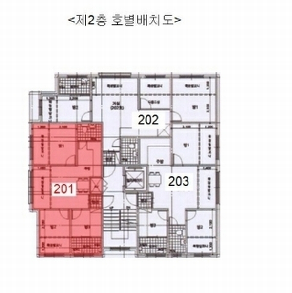 2024타경133739 서울특별시 강서구 초록마을로 102-14, 수명그린빌 비동 2층 201호 다세대(빌라)[공급12평형] 경매 이미지
