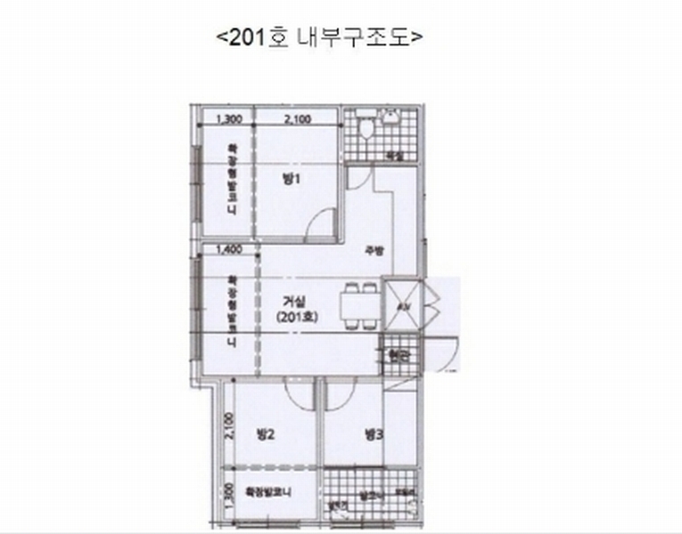 2024타경133739 서울특별시 강서구 초록마을로 102-14, 수명그린빌 비동 2층 201호 다세대(빌라)[공급12평형] 경매 이미지