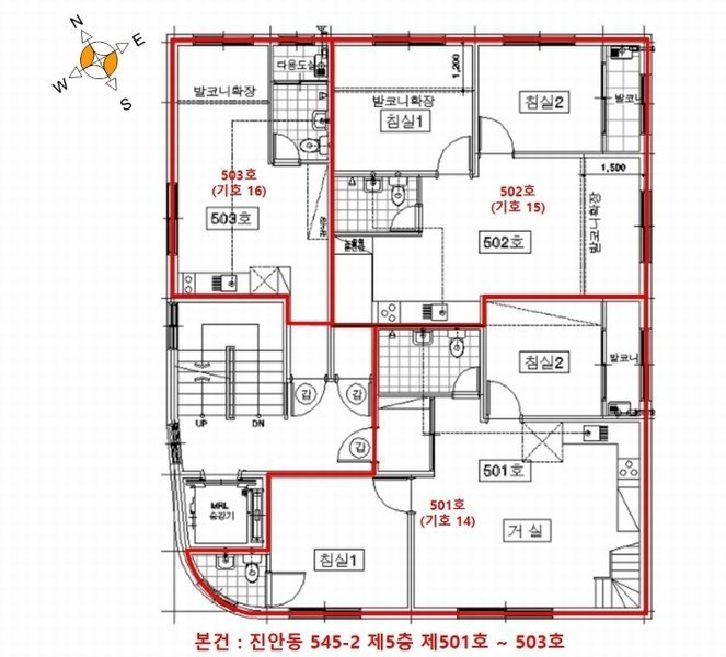 2024타경79455 경기도 화성시 떡전골로 138, 구분건물 5층 501호 다세대(빌라)[공급22평형] 경매 이미지