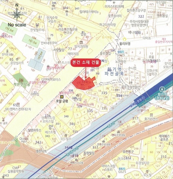 2025타경2507 서울특별시 동대문구 휘경동 333-5 근린상가 경매 이미지