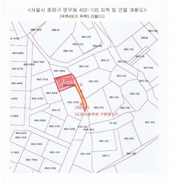 2025타경2859 서울특별시 중랑구 망우동 402-135 주택 경매 이미지