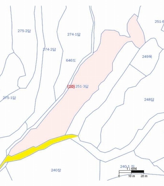 2025타경41848 경기도 안성시 삼죽면 진촌리 230 농지 경매 이미지