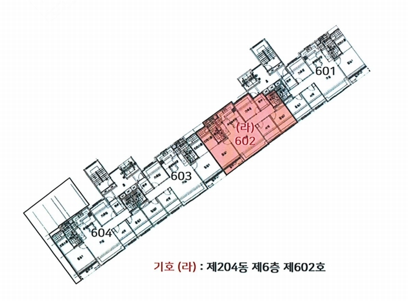 2025타경476 전라남도 무안군 남악5로72번길 81-21, 골드디움 204동 6층 602호 아파트 경매 이미지