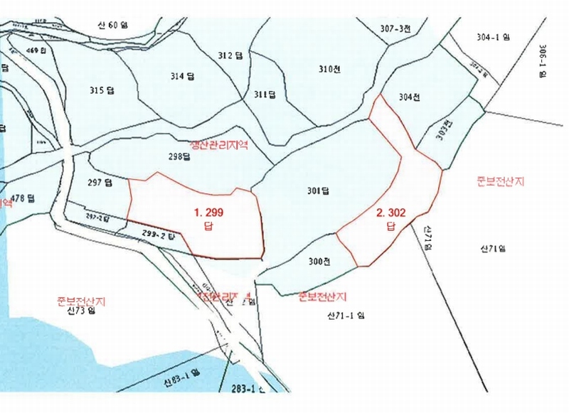 2025타경504 전라남도 무안군 청계면 구로리 302 농지 경매 이미지