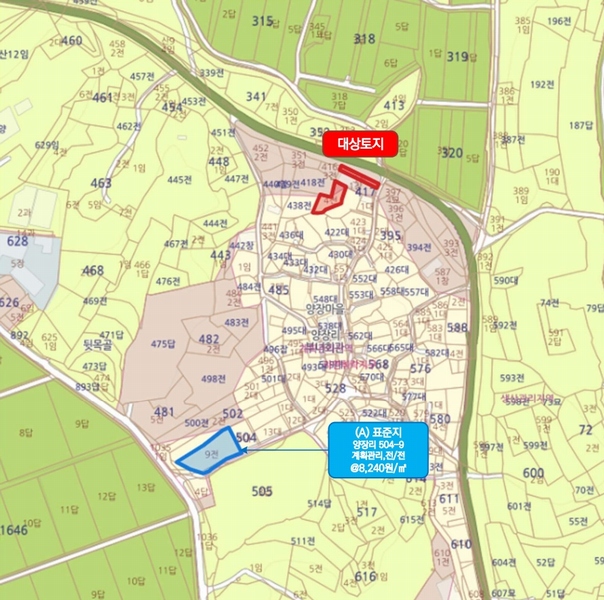 2025타경51388 전라남도 영암군 군서면 양장리 417-4 농지 경매 이미지