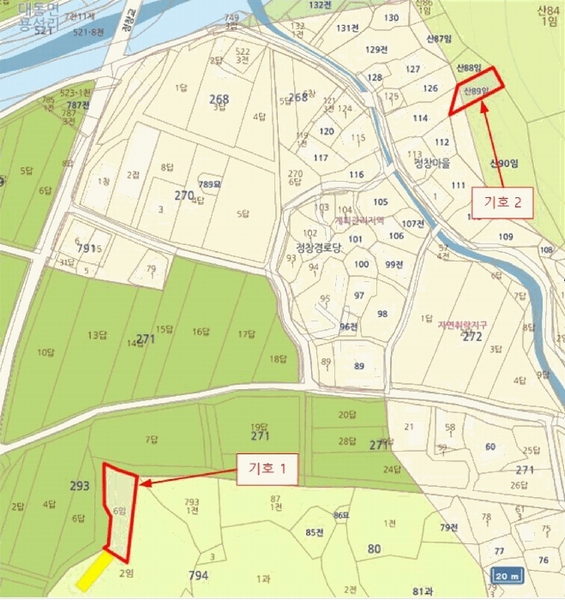 2025타경51500 전라남도 함평군 대동면 용성리 산89 임야 경매 이미지