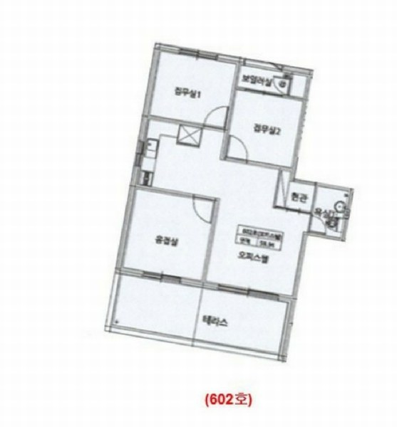 2024타경12049 경기도 오산시 성호대로50번길 4-2, 스카이캐슬 6층 602호 오피스텔 경매 이미지