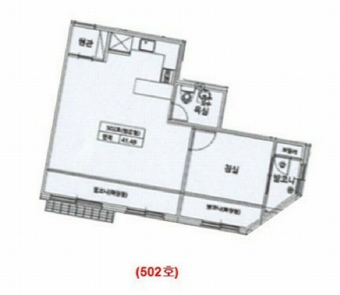 2024타경12049 경기도 오산시 성호대로50번길 4-2, 스카이캐슬 5층 502호 다세대(빌라)[공급14평형] 경매 이미지