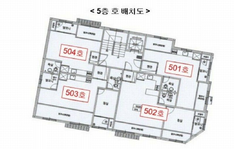 2024타경12049 경기도 오산시 성호대로50번길 4-2, 스카이캐슬 5층 501호 다세대(빌라)[공급10평형] 경매 이미지