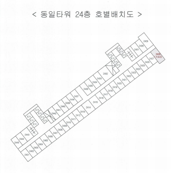 2025타경951 부산광역시 동구 조방로 14, 동일타워 24층 2428호 오피스텔[계약21평형] 경매 이미지