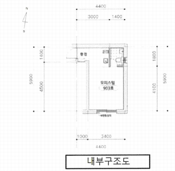 2024타경143316 서울특별시 영등포구 국회대로54길 50-1, 해강플러스 9층 903호 오피스텔 경매 이미지