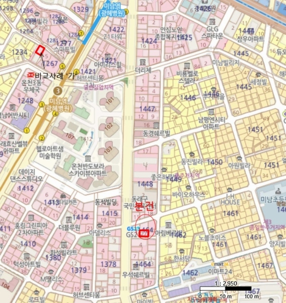 2025타경20658 부산광역시 동래구 미남로 100-5, 명가팰리스 2층 202호 다세대(빌라)[공급10평형] 경매 이미지