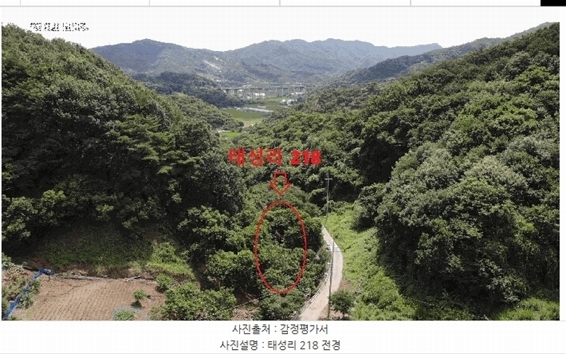2025타경76 충청남도 공주시 정안면 태성리 218 농지 경매 이미지
